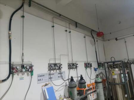 湖南長沙市寧鄉市某科技有限公司實驗室氣體管道工程安裝案例